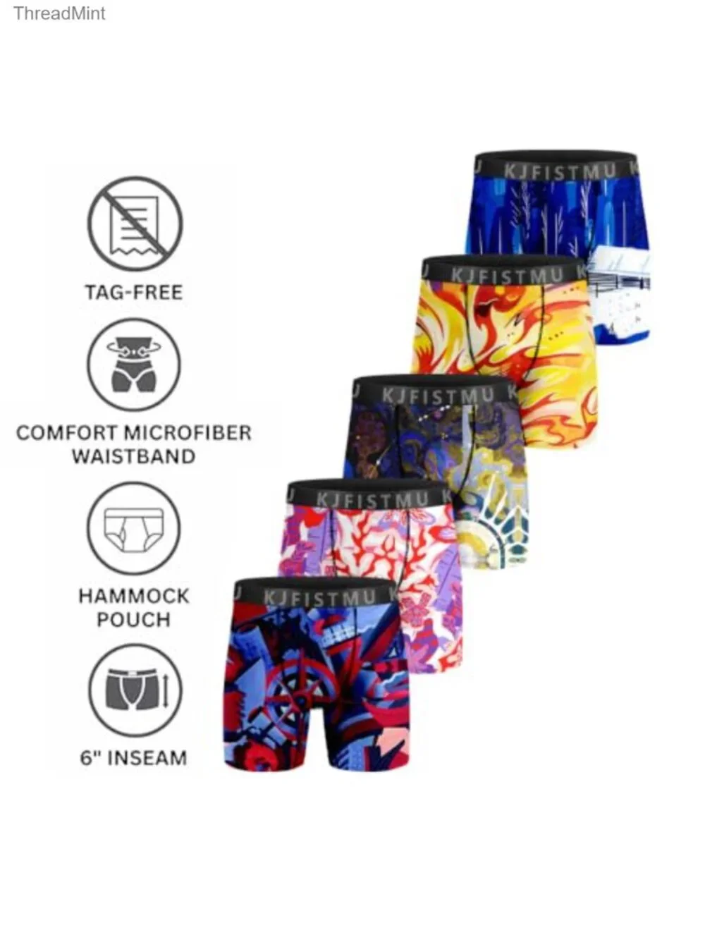 12 Pack Mens Boxer Briefs Moisture Wicking Breathable Underwear Stretch